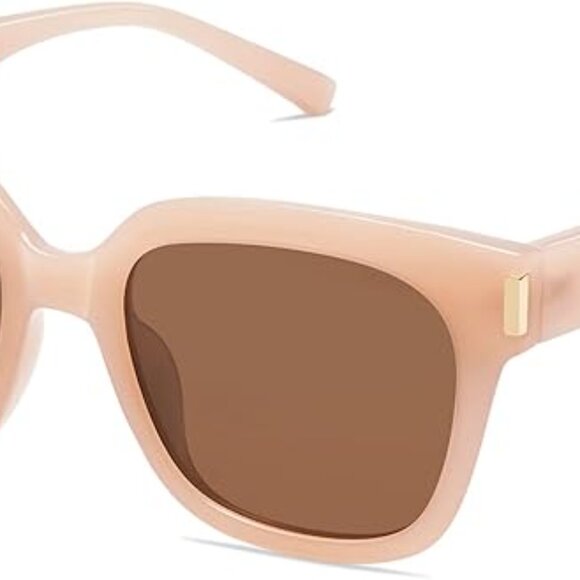 Classic Polarized Sunglasses for Women Men Trendy Square Frame SJ2149